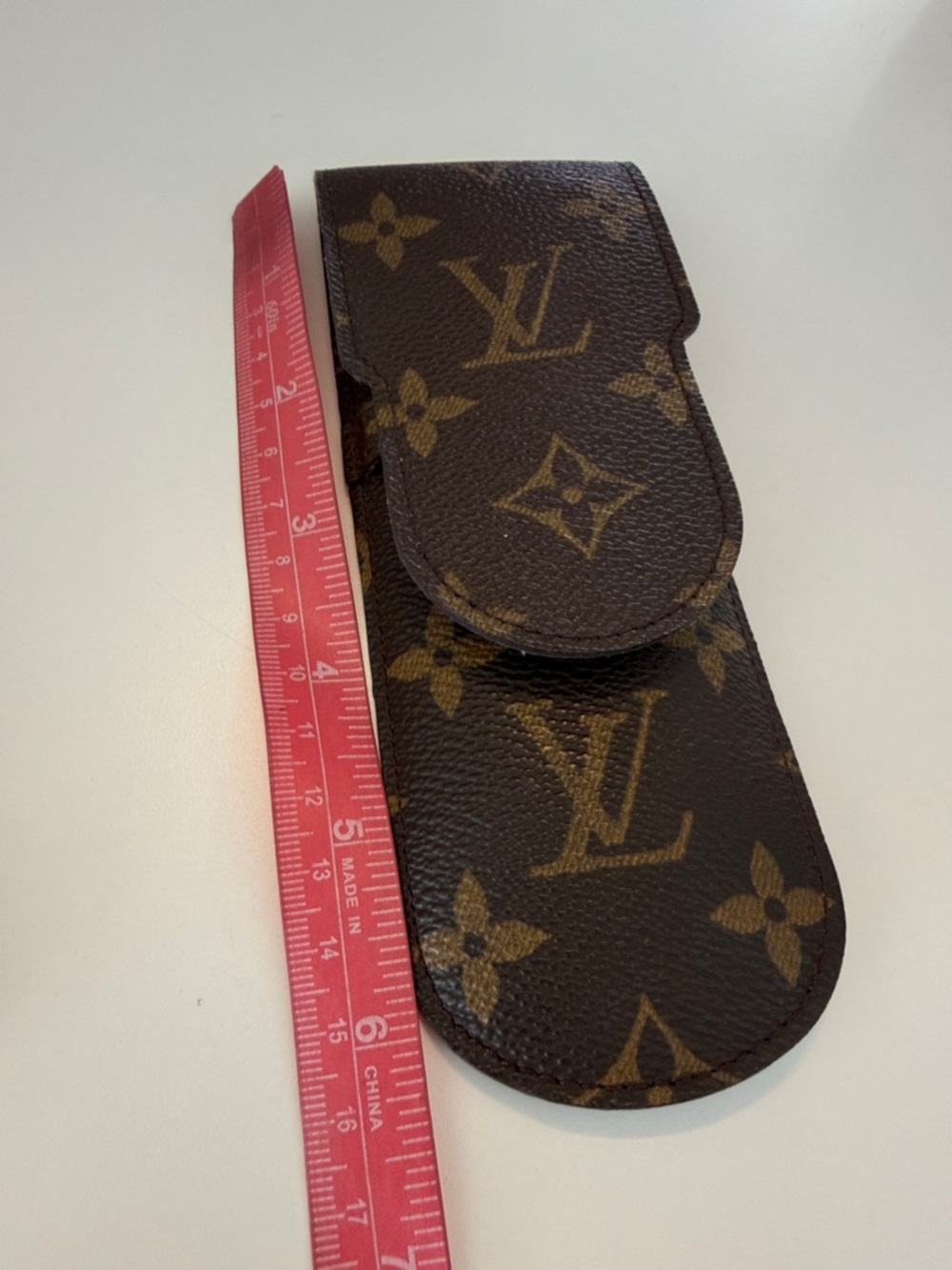 Monogram Etui Pen Holder Case/ Readers Case - Picture 9 of 10
